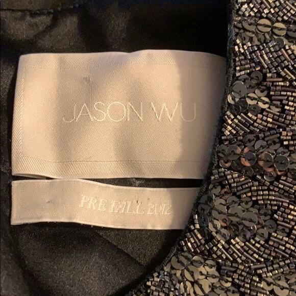 Jason Wu beaded collar silk sheath dress - Picture 4 of 9